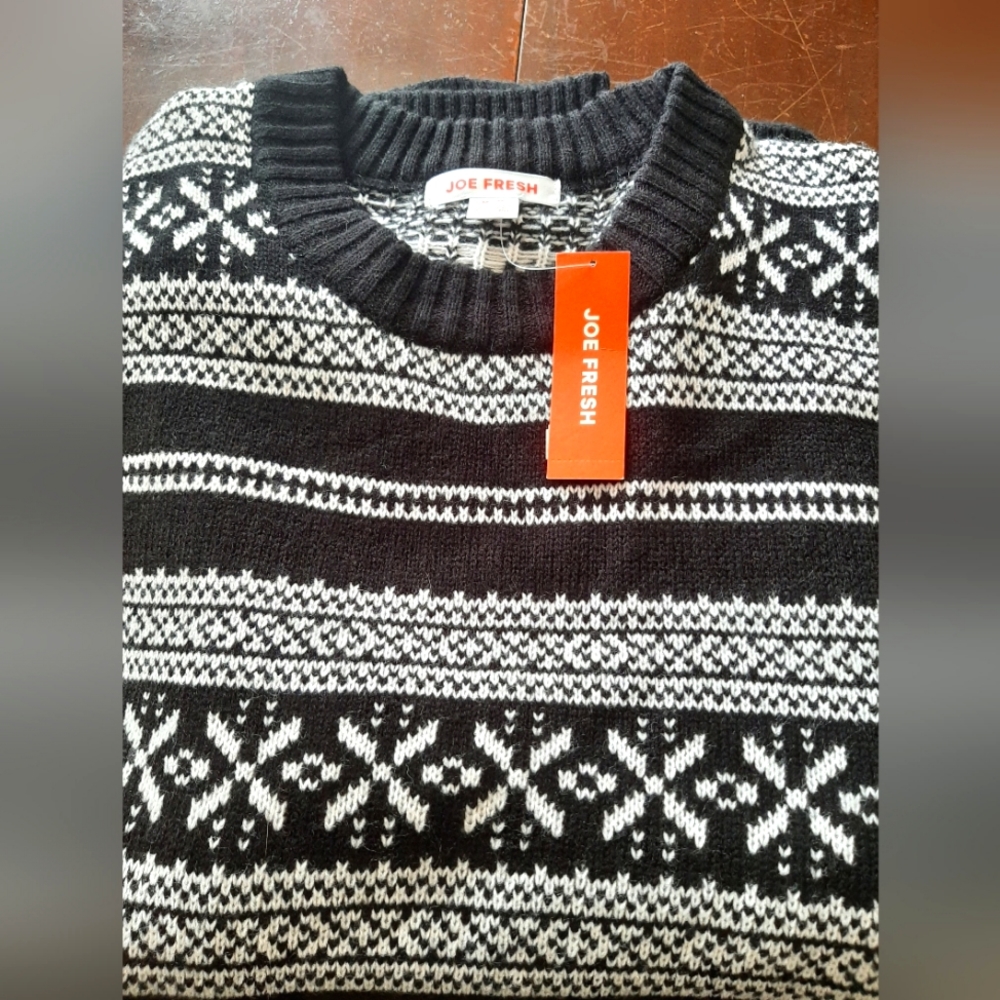 Joe Fresh MENS Apres Ski  Sweater Size Medium